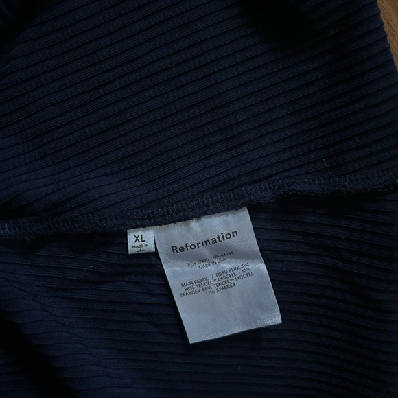 Reformation Carrie Knit Blue Tank Top - Picture 4 of 4